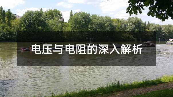 电压与电阻的深入解析